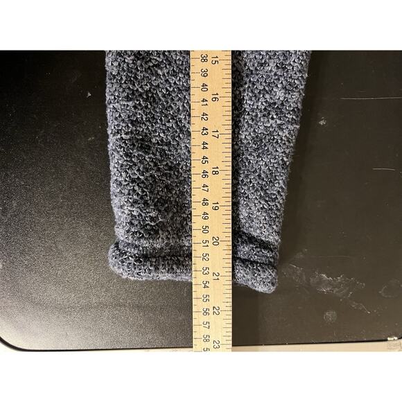 Orvis Sweater Mens Medium Blue Sherpa Lined Zip Fleece Pullover Casual Outdoor - Picture 10 of 12